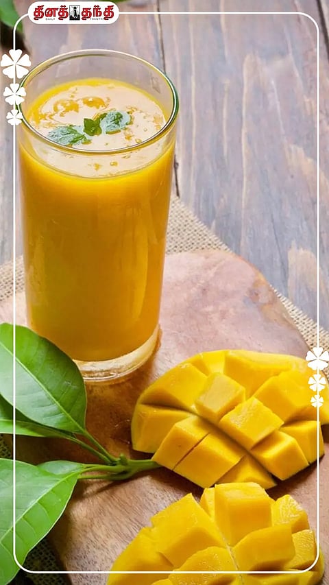 கோடைகாலத்தில்.. ரெண்டே நிமிடத்தில் ஜில் ஜில் மாம்பழ ஜுஸ் செய்வது எப்படி..!