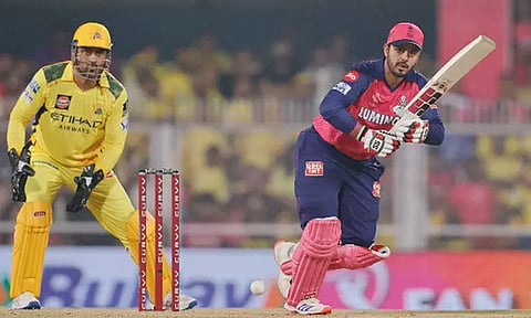 நிதிஷ் ராணா அதிரடி.. சென்னைக்கு வலுவான இலக்கு நிர்ணயித்த ராஜஸ்தான்