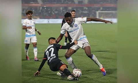 Image Courtesy: @IndSuperLeague / @JamshedpurFC / @NEUtdFC