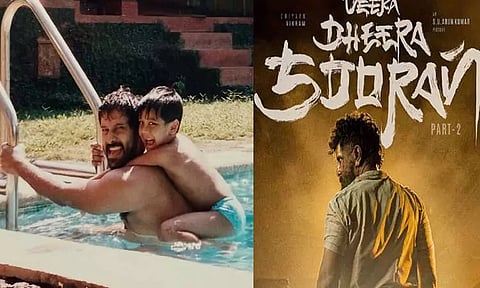 "வீர தீர சூரன்" வெற்றிக்கு நன்றி தெரிவித்து துருவ் விக்ரம் வெளியிட்ட புகைப்படம் வைரல்