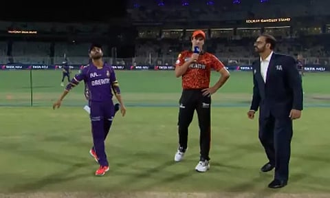 ஐ.பி.எல். கிரிக்கெட்: டாஸ் வென்ற ஐதராபாத் பந்துவீச்சு தேர்வு