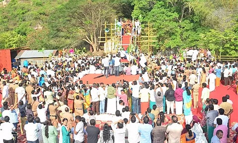 மருதமலை முருகன் கோவில் கும்பாபிஷேகம்: ஆயிரக்கணக்கான பக்தர்கள் தரிசனம்