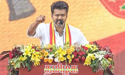 தேர்தல் கபட நாடகம்... கச்சத்தீவு கைவிட்டு போகக்காரணம் தி.மு.க.தான் - விஜய் சாடல்