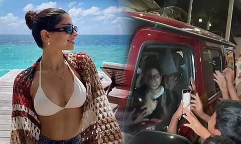 Khushi Kapoor's Young Fans Stop Her Car For Selfie Outside Airport