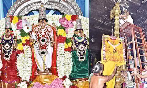 பழனி முருகன் கோவில் பங்குனி உத்திர திருவிழா கொடியேற்றத்துடன் தொடங்கியது