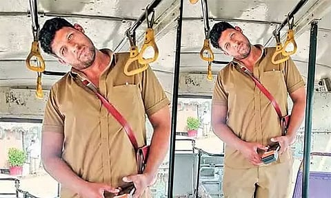 7 அடி உயர கண்டக்டர் அரசுக்கு வைத்த கோரிக்கை; நிறைவேற்றிய முதல்-மந்திரி