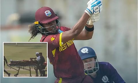 ஒரே போட்டியில் 2 முறை காயத்தால் வெளியேற்றம்.. மீண்டு வந்து சதமடித்த வீராங்கனை