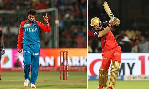 டெல்லி அசத்தல் பந்துவீச்சு.. பெங்களூரு 163 ரன்கள் சேர்ப்பு