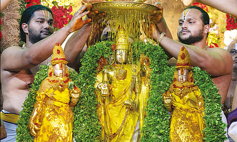 திருப்பதி ஏழுமலையான் கோவிலில் வசந்தோற்சவம் தொடக்கம்