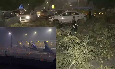 டெல்லியில் புழுதிப்புயல்: விமான சேவை பாதிப்பு