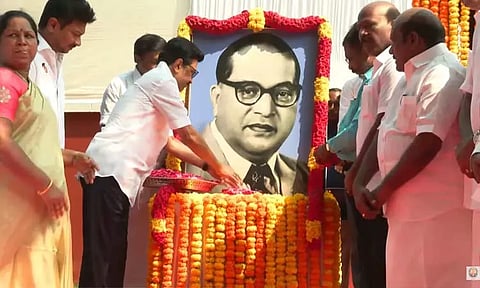 அம்பேத்கர் பிறந்தநாள்: முதல்-அமைச்சர் மு.க.ஸ்டாலின் மரியாதை