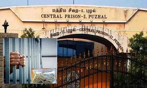 புழல் சிறையில் செல்போன், கஞ்சா பறிமுதல்