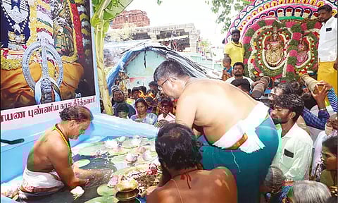 பங்குனி உத்திர விழா நிறைவு: பாலிகை விடுதல் நிகழ்ச்சி - சிறப்பு அலங்காரத்தில் அருணாசலேஸ்வரர்