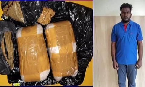 புதுக்கோட்டை: ரூ.8 கோடி மதிப்புள்ள போதைப்பொருளை கடத்த முயன்றவர் கைது