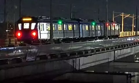 பூந்தமல்லி - போரூர் மெட்ரோ வழித்தடத்தில் 2ம் கட்ட சோதனை ஓட்டம்