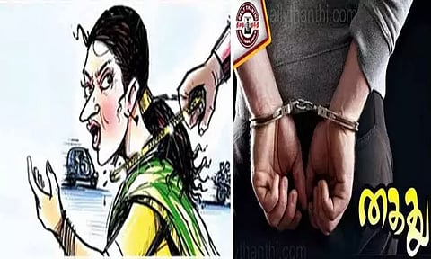 நெல்லை: நடந்து சென்ற பெண்ணிடம் நகை பறிப்பு - 2 பேர் கைது