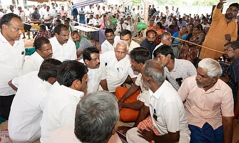 விசைத்தறி நெசவாளர்கள் போராட்டம்: பா.ஜ.க. ஆதரவு