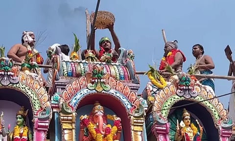 திருச்செந்தூர் தூண்டிகை விநாயகர் கோவிலில் மகா கும்பாபிஷேக விழா கோலாகலம்