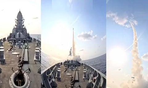 பாகிஸ்தானை தொடர்ந்து கடற்பரப்பில் இந்தியா ஏவுகணை சோதனை