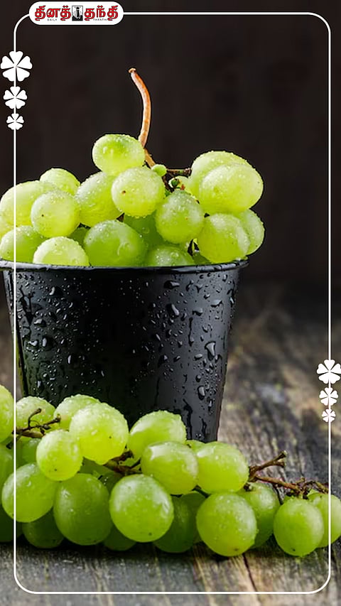 கோடைகாலத்தில் பச்சை திராட்சையின் பல்வேறு பயன்கள்..!