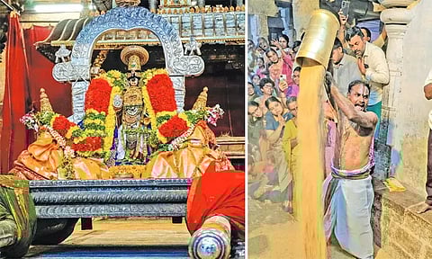 நெல்லளவு கண்டருளிய நம்பெருமாள்