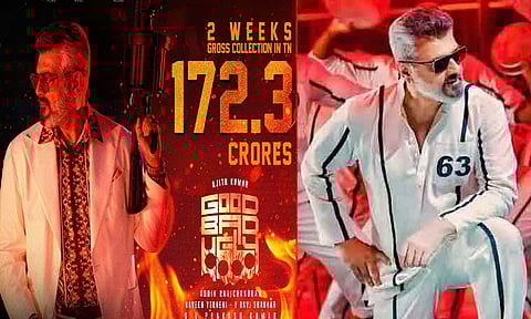 தமிழகத்தில் ரூ.172 கோடி வசூலித்த "குட் பேட் அக்லி"