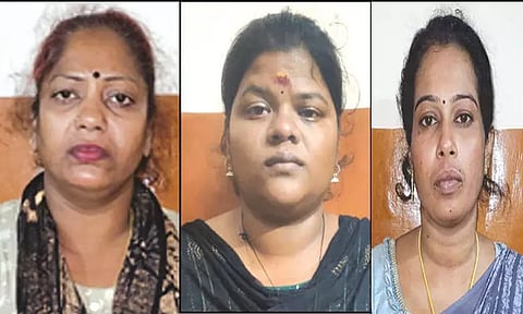 இளம்பெண்ணுடன் மின்துறை அதிகாரி உல்லாசம்: ரூ.10 லட்சம் பறித்த 3 பெண்கள் உள்பட 5 பேர் அதிரடி கைது