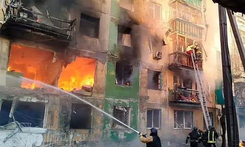 டிரம்பின் கண்டனத்தை மீறி உக்ரைன் மீது ரஷியா மீண்டும் டிரோன் தாக்குதல் 3 பேர் பலி