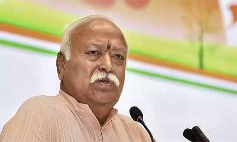 'கீதையின் அகிம்சை போதனை அர்ஜுனனை போரிட வைப்பதற்கே' - மோகன் பகவத் பேச்சு