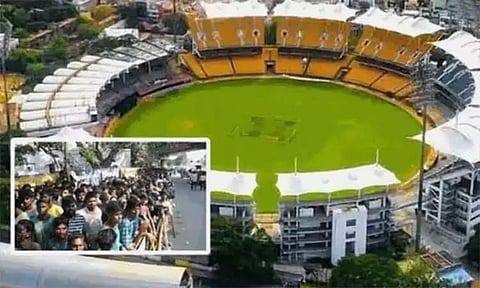 சென்னை-ஐதராபாத் ஐ.பி.எல். போட்டிக்கு கள்ளச்சந்தையில் டிக்கெட் விற்பனை செய்த 4 பேர் கைது