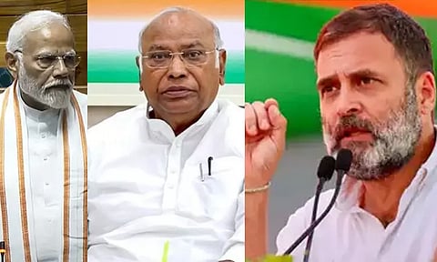 நாடாளுமன்ற இரு அவைகளின் சிறப்புக் கூட்டத்தை கூட்ட வேண்டும் - பிரதமருக்கு ராகுல், கார்கே கடிதம்