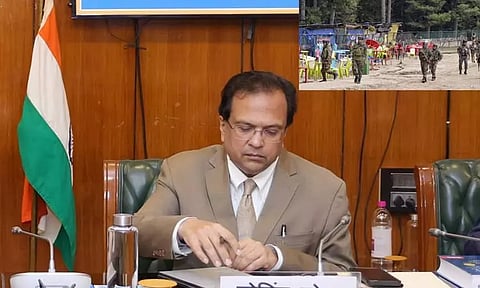 பஹல்காம் தாக்குதல்: உள்துறை செயலாளர் தலைமையில் பாதுகாப்புப்படை தளபதிகள் ஆலோசனை