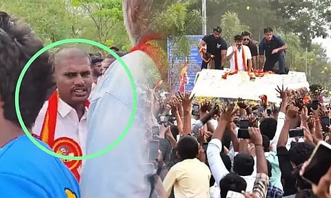 விஜய்யை பார்க்கச் சென்ற காவலர் 'சஸ்பெண்ட்'