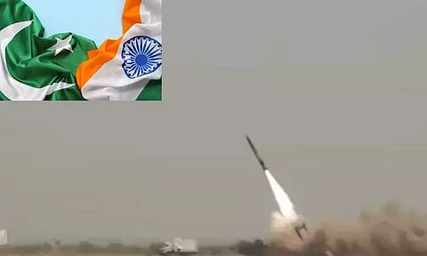 போர் பதற்றத்திற்கு மத்தியில் ஏவுகணை சோதனை நடத்திய பாகிஸ்தான்