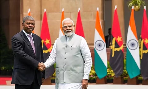 அங்கோலா பாதுகாப்புப்படைக்கானகடன் அளவு ரூ.1,650 கோடியாக அதிகரிப்பு ; பிரதமர் மோடி அறிவிப்பு