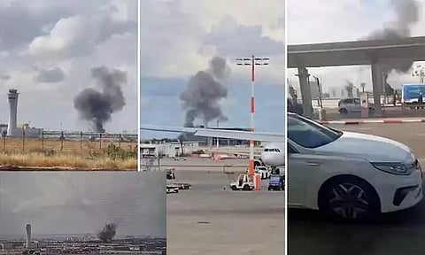 இஸ்ரேல் விமான நிலையத்தை குறிவைத்து ஹவுதி கிளர்ச்சியாளர்கள் ஏவுகணை தாக்குதல்