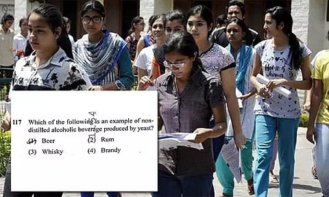 நீட் தேர்வில் பீர், ரம், பிராந்தி குறித்த கேள்வி.. கல்வியாளர்கள் கண்டனம்
