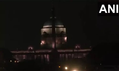 போர் சூழல் ஒத்திகை - இருளில் மூழ்கியது டெல்லி