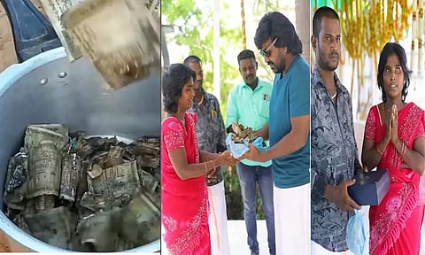 கரையான் அரித்த ரூ.1 லட்சம்; பாதிக்கப்பட்ட பெண்ணுக்கு ராகவா லாரன்ஸ் உதவி