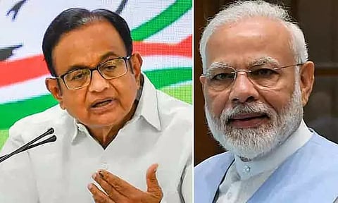 பிரதமர் மோடிக்கு காங். மூத்த தலைவர் ப.சிதம்பரம் பாராட்டு