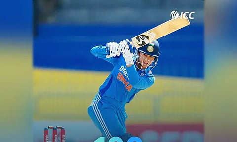 Image Courtesy: @ICC / @BCCIWomen / @OfficialSLC