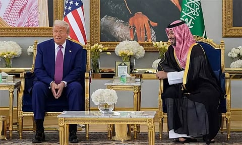 சவுதி பட்டத்து இளவரசருடன் டொனால்டு டிரம்ப் சந்திப்பு