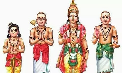 சைவ சமய வளர்ச்சிக்கு வழிகாட்டிய சமயக்குரவர்கள்