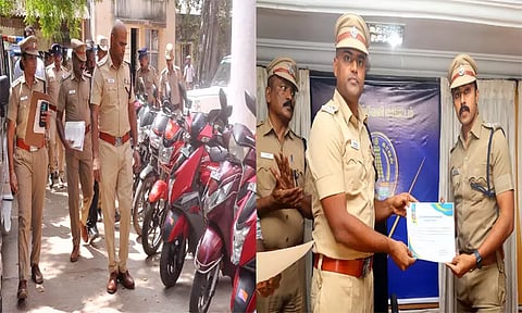 திருநெல்வேலி: சிறப்பாக பணிபுரிந்த போலீஸ் அதிகாரிகளுக்கு எஸ்.பி. சிலம்பரசன் பாராட்டு