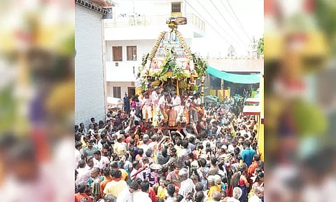 குடியாத்தம் கெங்கையம்மன் கோவில் தேரோட்டம்