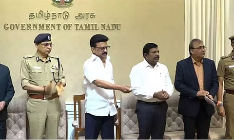 ரூ. 457 கோடி மதிப்பீட்டில் காவலர் குடியிருப்புகள்; அடிக்கல் நாட்டிய முதல்-அமைச்சர் மு.க.ஸ்டாலின்