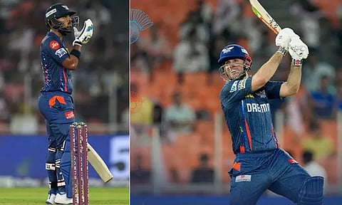 மார்ஷ் அதிரடி சதம்.. குஜராத் அணிக்கு இமாலய இலக்கு நிர்ணயித்த லக்னோ