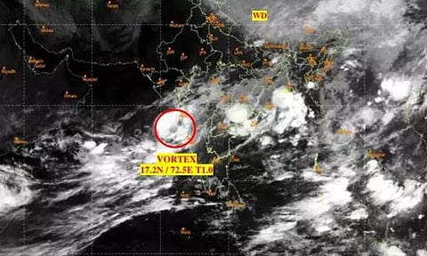 காற்றழுத்த தாழ்வுப் பகுதி ஆழ்ந்த காற்றழுத்த தாழ்வுப் பகுதியாக வலுவடைந்தது