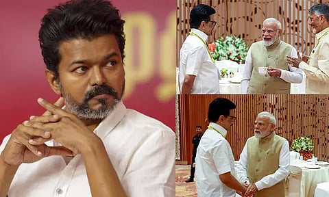 நிதி ஆயோக் கூட்டத்திற்கு இந்த வருடம் மட்டும் முதல்-அமைச்சர் செல்ல வேண்டிய அவசியம் என்ன? - விஜய் கேள்வி