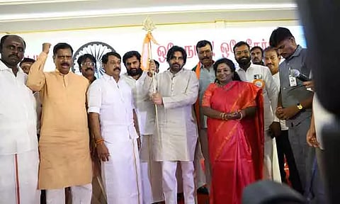 ஒரே நாடு ஒரே தேர்தலால் நாடு முன்னேற்ற பாதையில் பயணிக்கும் - பவன் கல்யாண் பேச்சு